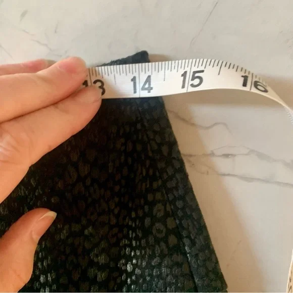 Winlit Womens Black Leather High Waisted Vintage Skirt Deadstock Size 9/10 - Picture 10 of 12